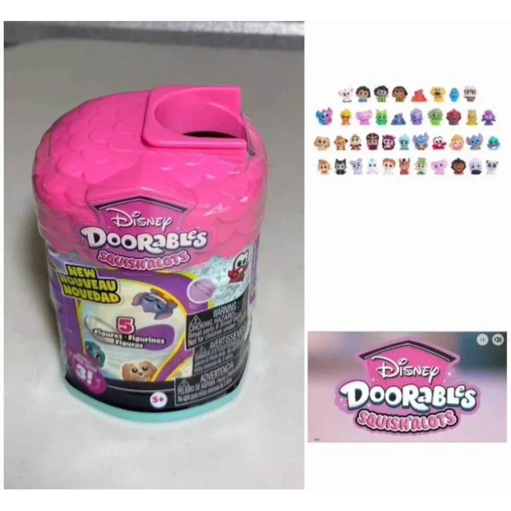 Disney Doorables Squish’Alots Series 3 Mystery Tower 5 Figures New Sealed